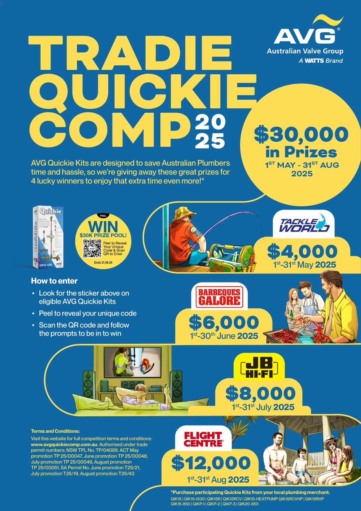 Tradie Quickie Comp 2025 poster