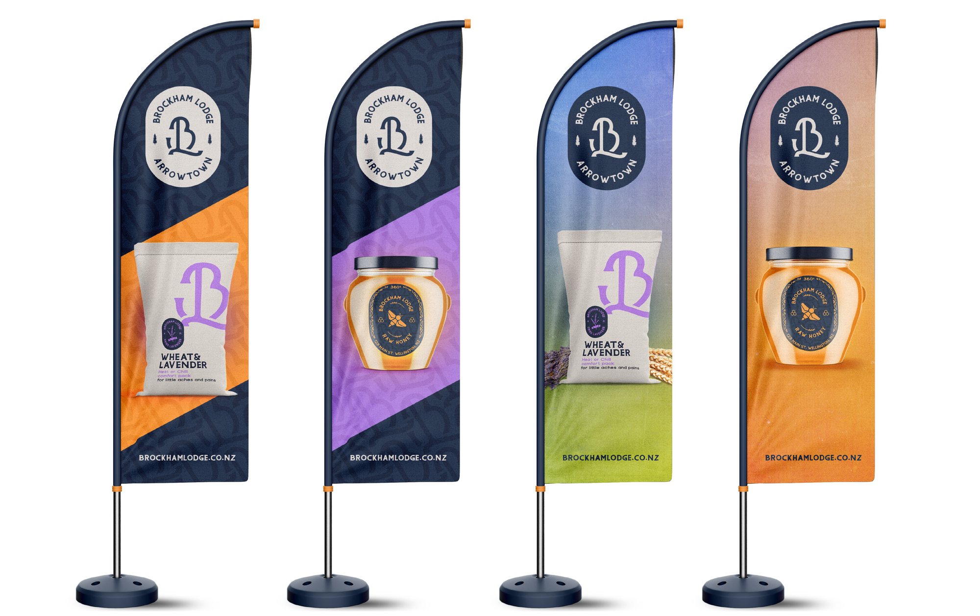 Brockham Lodge feather flags