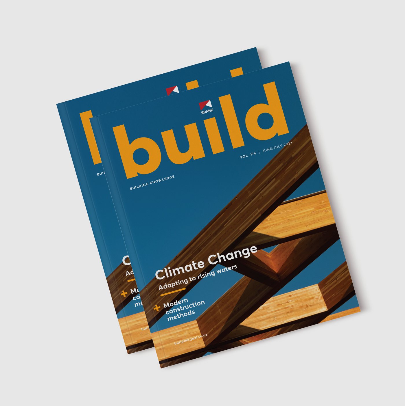 Build magazine with the new masthead