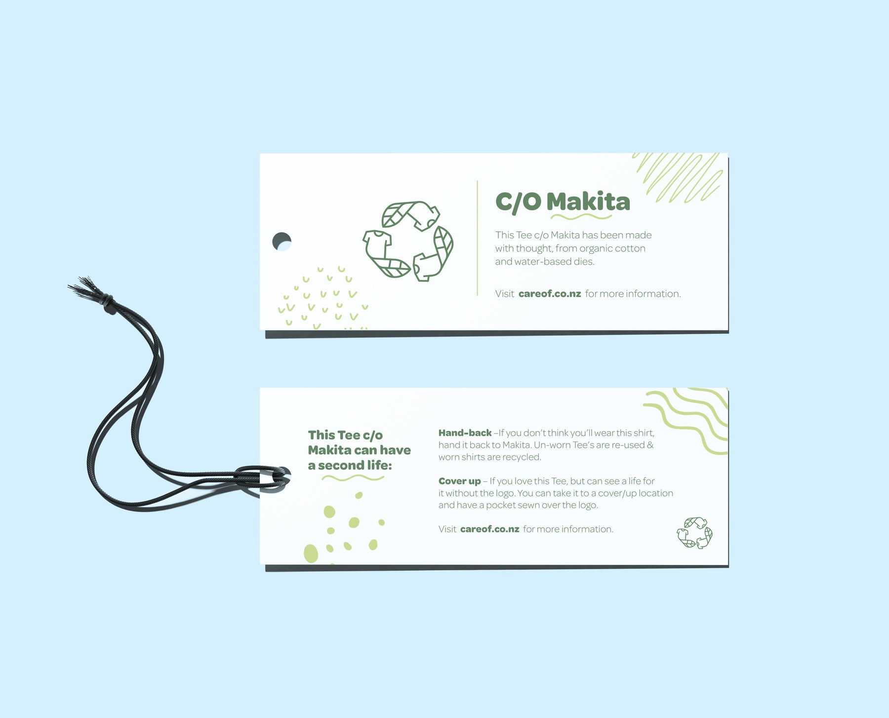 Care/Of swing tags