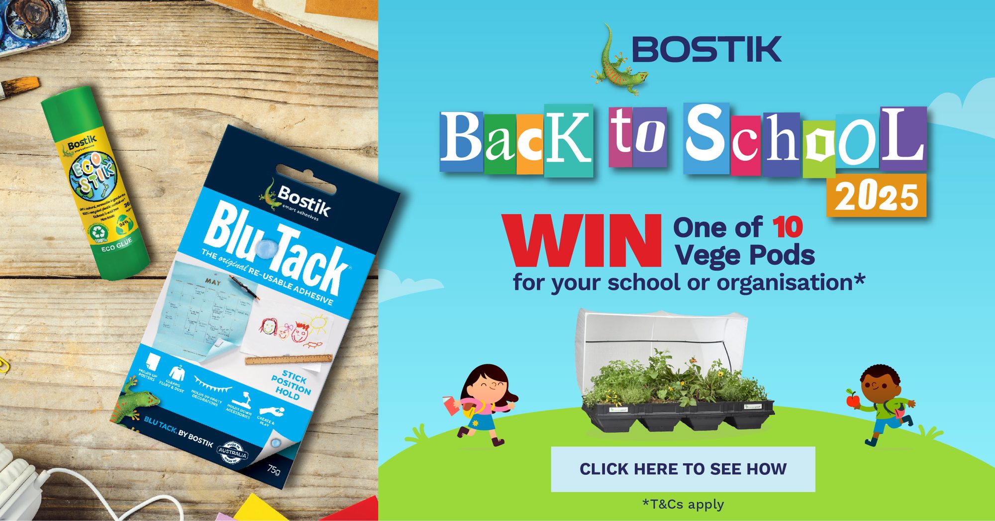 Back to school competition ad