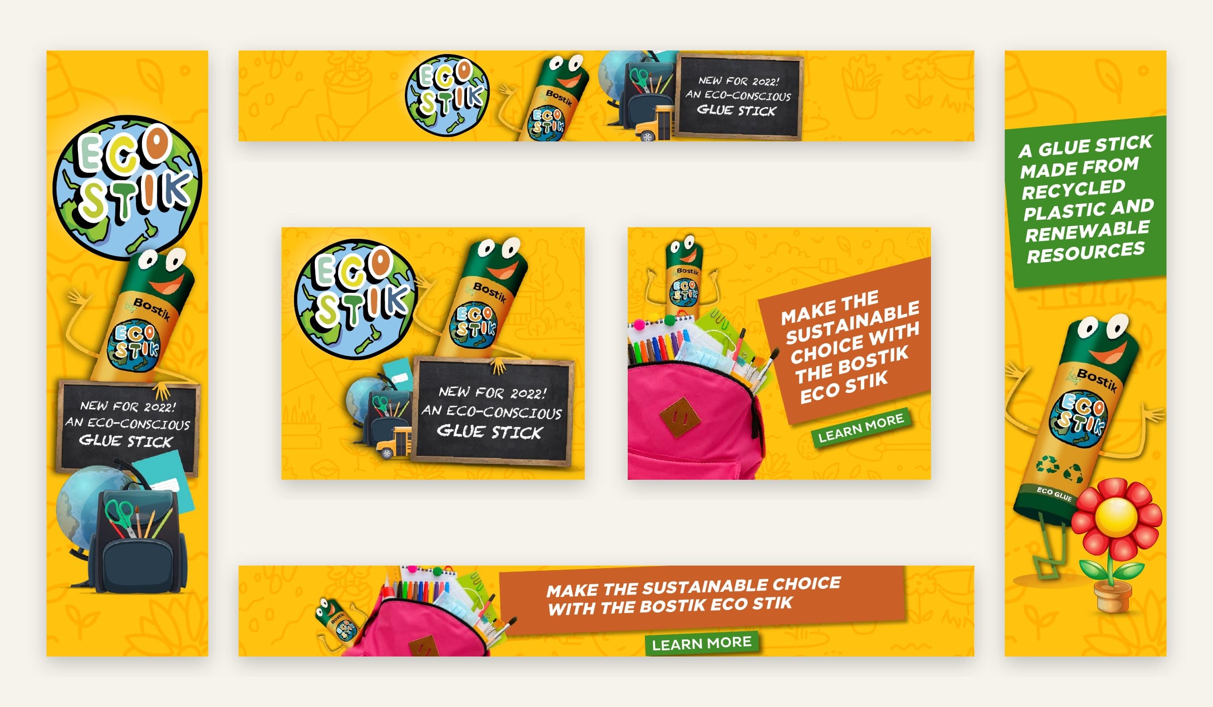EcoStik digital ads: skyscrapers, leaderboards and MRECs