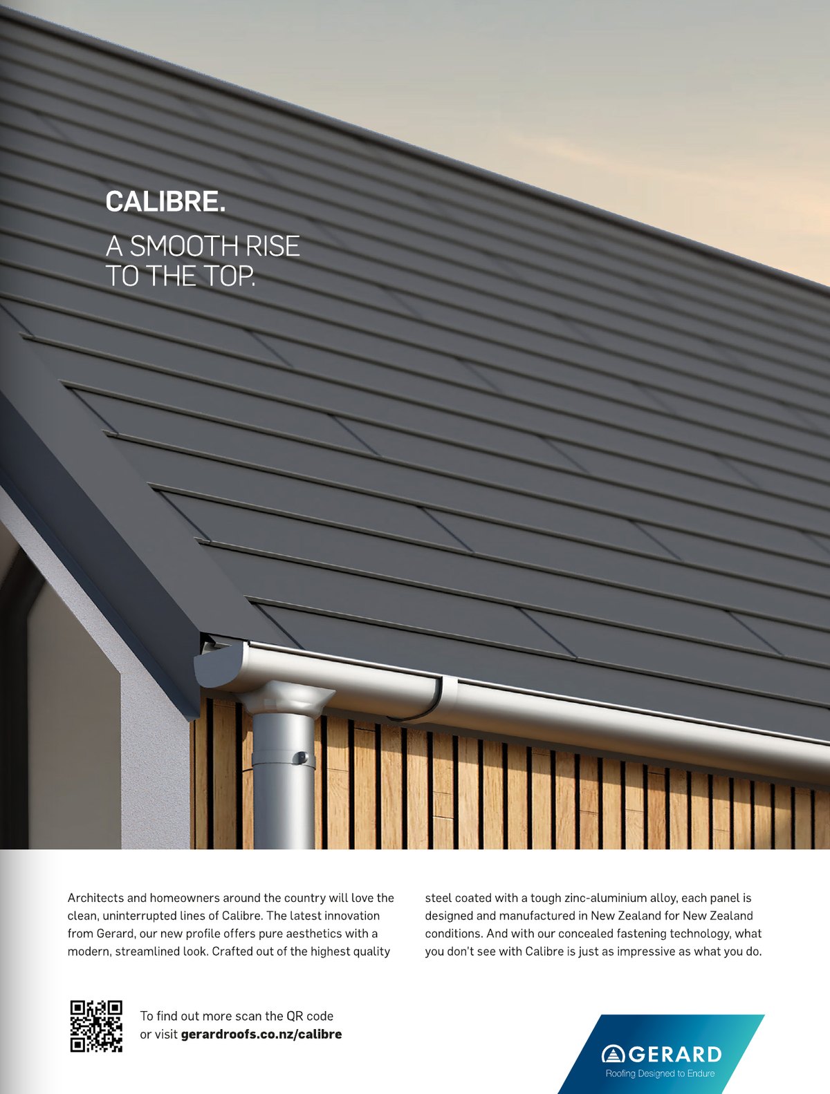 Gerard Calibre full-page magazine ad