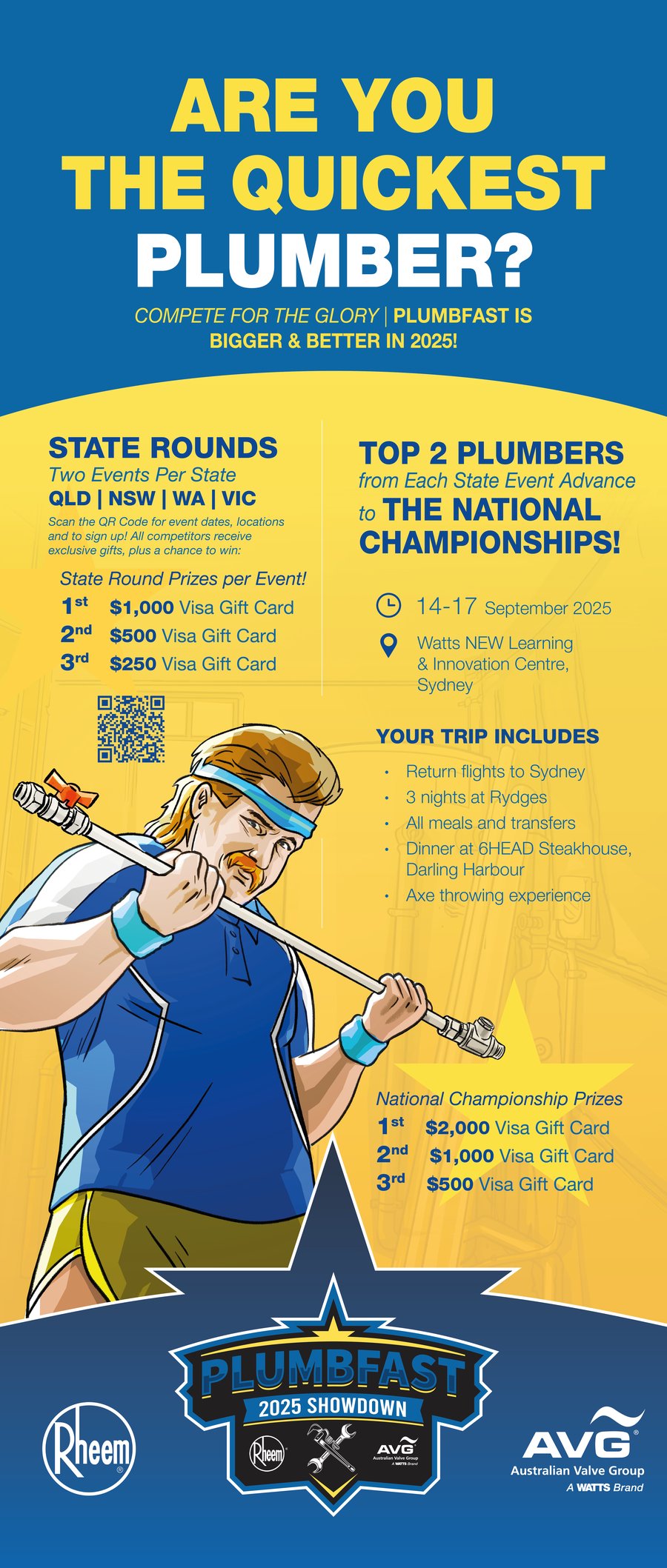 Plumbfast 2025 Showdown pull-up banner