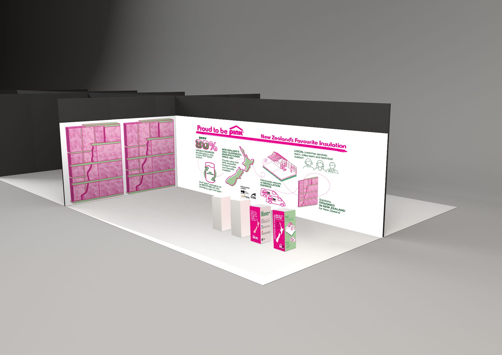 Conference and trade stands
