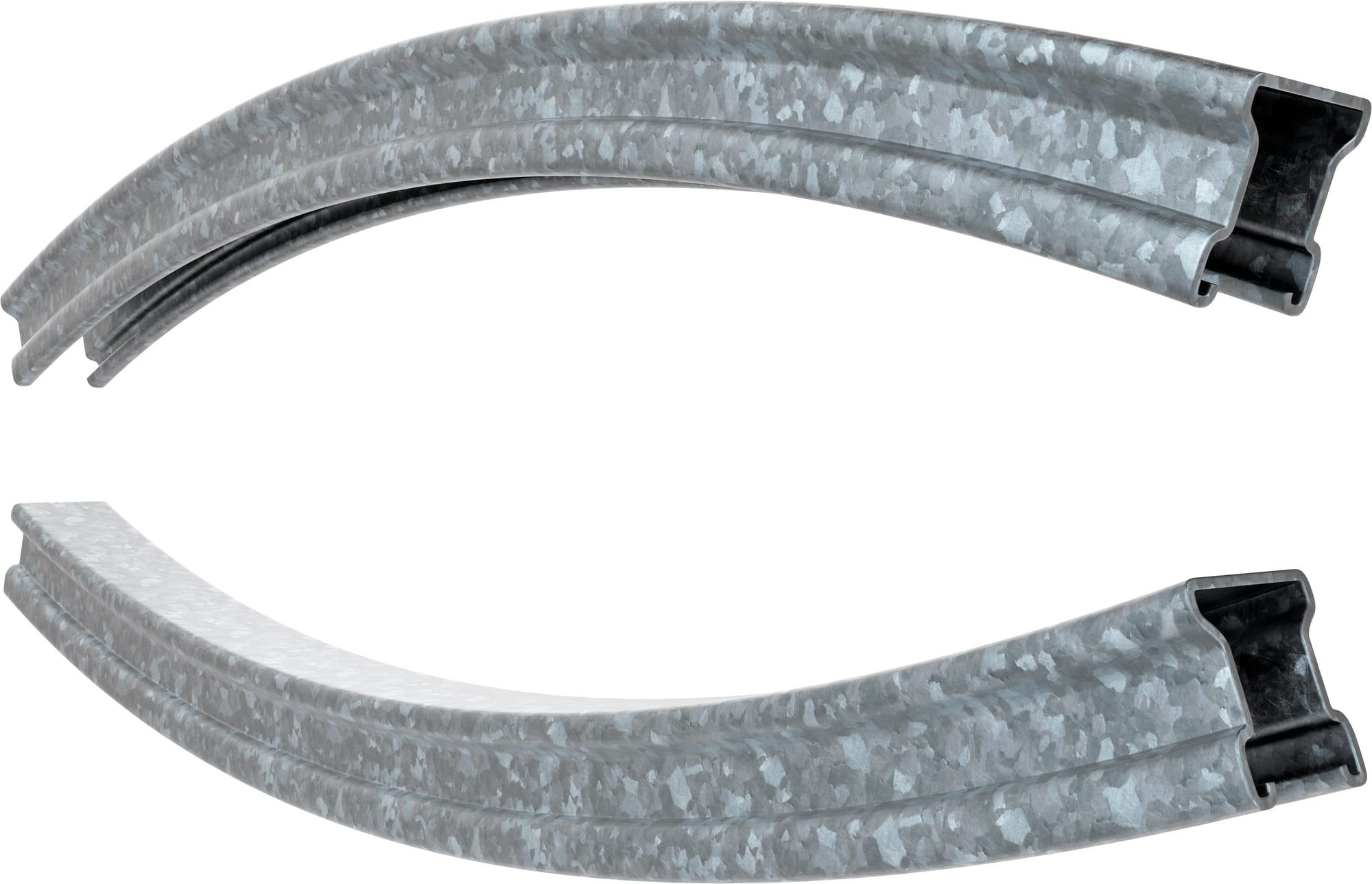 Render of curved GIB Rondo battens