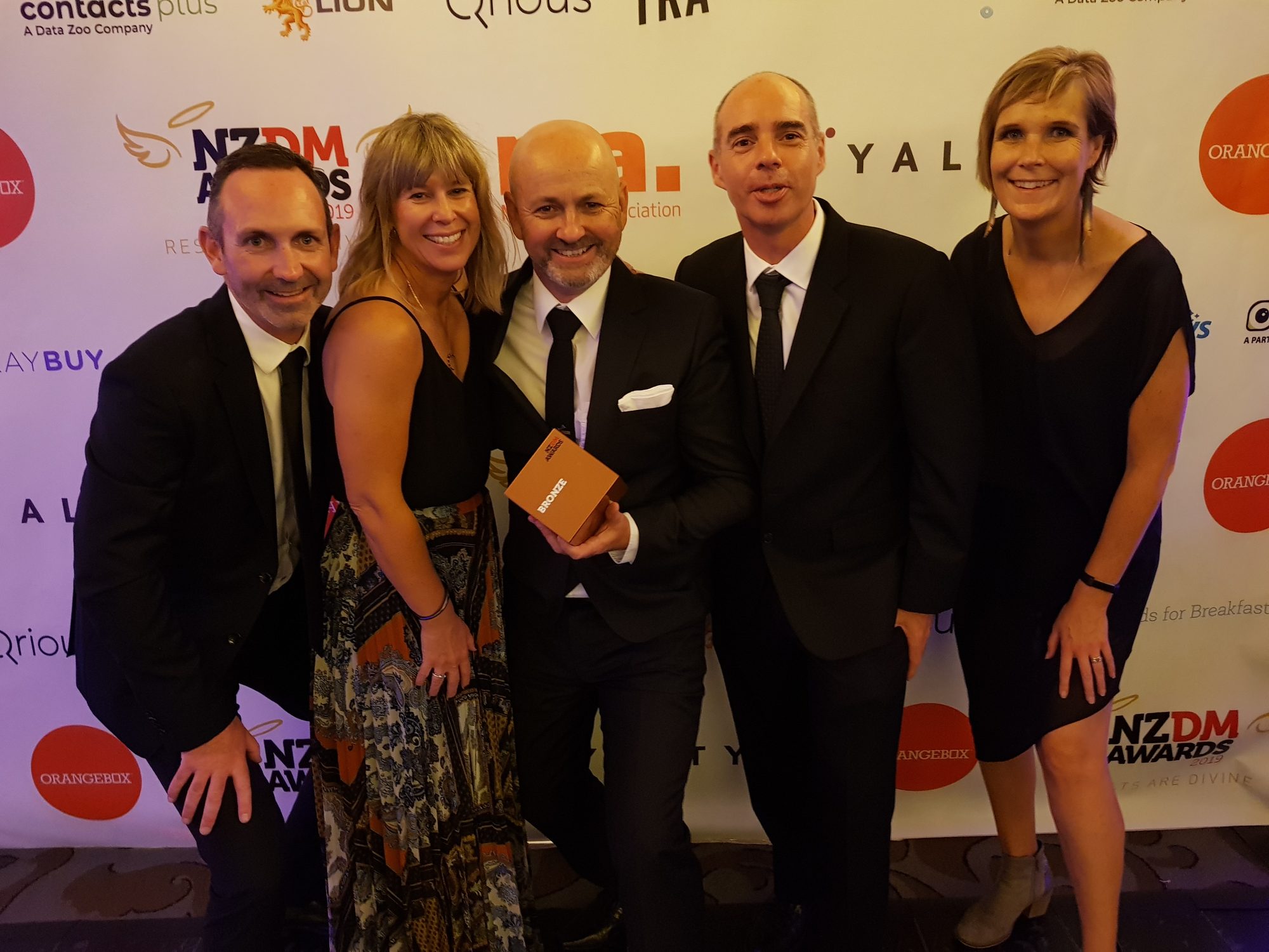 The team with the bronze award at the 2019 NZDM Awards